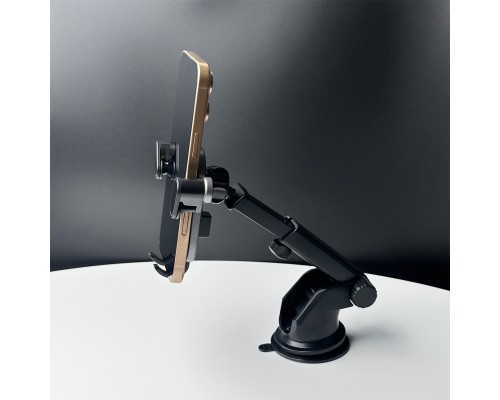 Автотримач для телефона з БЗП WUW-Z30 Black (6972573336265)