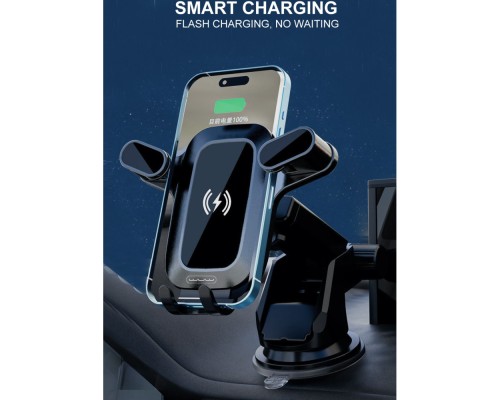 Автотримач для телефона з БЗП WUW-Z30 Black (6972573336265)