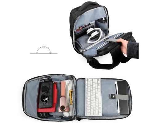 Рюкзак Tigernu T-B3655 15.6" Black (T-B3655Black)