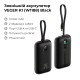 Зовнішній акумулятор VEGER 10000 mAh with built-in cables Type C / Lightning PD QC3.0 35W K1 (W1188) black (VG-W1188)