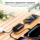Зовнішній акумулятор VEGER 10000 mAh with built-in cables Type C / Lightning PD QC3.0 35W K1 (W1188) black (VG-W1188)