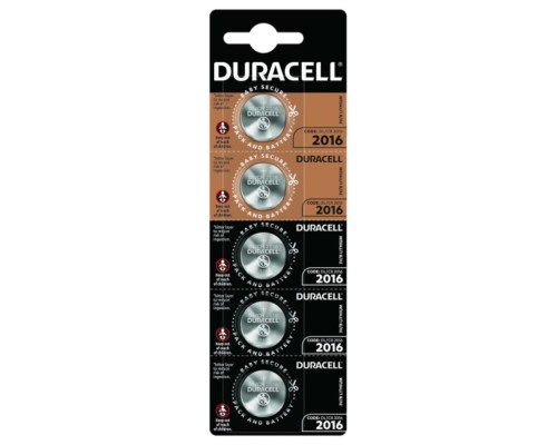 Батарейка Duracell CR2016 (5шт) (5000394132108)
