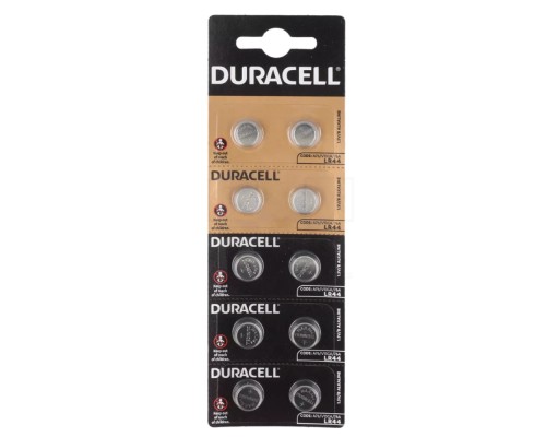 Батарейка Duracell LR44/A76 (10шт) (5000394132061)