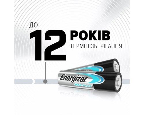 Батарейка Energizer LR3/AAA Max Plus Alkaline (4шт) (7638900437461)
