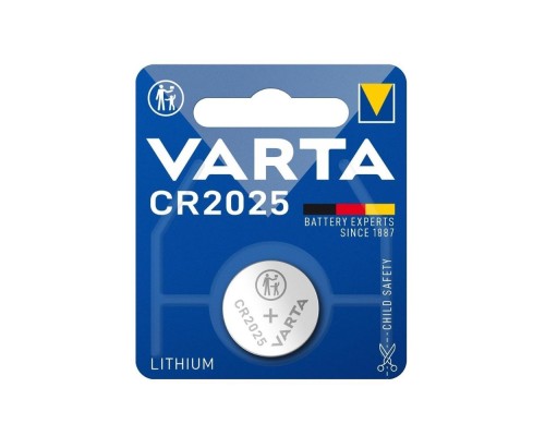 Батарейка Varta CR2025 (1шт) (4008496276875)