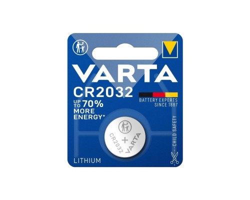 Батарейка Varta CR2032 (1шт) (4008496276882)