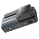 Відеореєстратор HOCO DV12 driving recorder 2K display GPS(with rear camera) Silvery Gray (6942007640176)