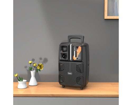 Портативна колонка HOCO BS37 Dancer outdoor wireless speaker, 10W, Black (6931474727602)
