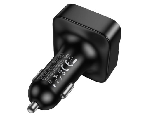 АЗП з FM-модулятором HOCO E87 Delta 35W(1A1C) car BT FM transmitter (6942007658980)