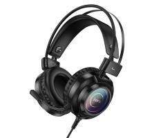 Навушники ігрові HOCO W110 Resource gaming headphones Black (6942007634281)