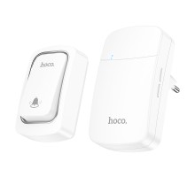 Дзвінок HOCO HI26 self-powered wireless doorbell (EU) (6942007662314)