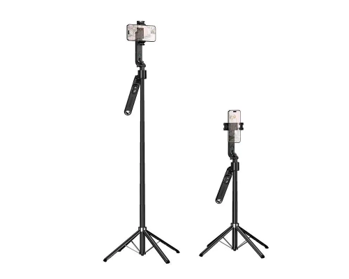 Селфі-монопод HOCO K32 Soporte smart live broadcast holder Black (6942007666824)