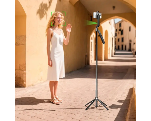 Селфі-монопод HOCO K32 Soporte smart live broadcast holder Black (6942007666824)