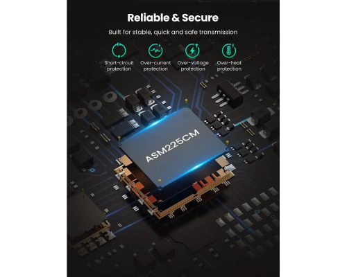 Зовнішня кишеня для накопичувача UGREEN CM321 USB-A to 2.5-Inch SATA Converter 50cm (UGR-70609) (UGR-70609)