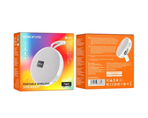 Портативна колонка BOROFONE BR27 Dear sports BT speaker Grey (6974443388466)