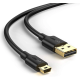 Кабель UGREEN USB 2.0 A Male to Mini 5 Pin Male Cable 1.5m (Black) (UGR-10385)