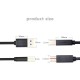 Кабель UGREEN US210 USB 3.0 AM to BM Print Cable 2m (Black）(UGR-10372) (UGR-10372)