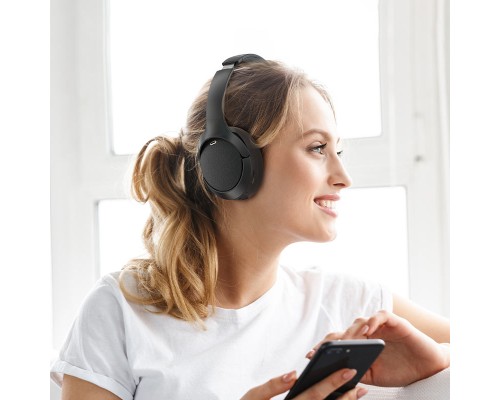 Бездротові накладні навушники ACEFAST H6 active noise reduction wireless headset Black (6974316283683)