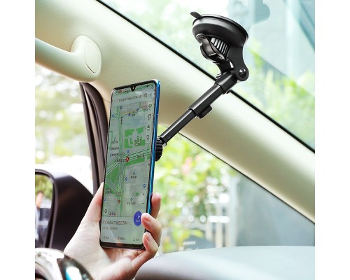 Автотримач для телефона BOROFONE BH21 Vanda magnetic in-car phone holder for center console windshield (6931474718846)