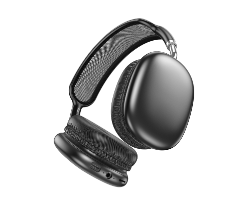 Бездротові накладні навушники BOROFONE BO22 Plus Elegant BT headphones Deep Space Gray (6941991115219)