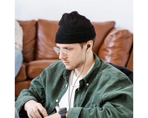 Навушники дротові BOROFONE BM100 Pro (3.5mm) Black (6941991121753)