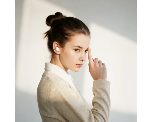 Бездротові навушники TWS BOROFONE BW97 Clear White (6941991125607)