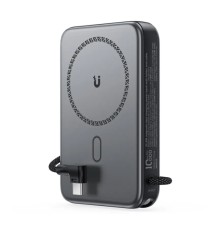 Зовнішній акумулятор ACEFAST M24-10000 22.5W magnetic fast charging power bank with holder and cable Metal Gray (6974316284871)