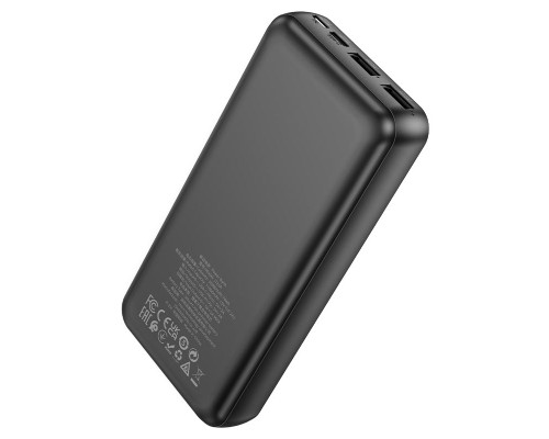 Зовнішній акумулятор HOCO J123A Element power bank(20000mAh) Black (6942007612067)