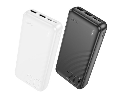 Зовнішній акумулятор HOCO J123A Element power bank(20000mAh) Black (6942007612067)