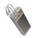 Зовнішній акумулятор HOCO J104A Discovery edition 22.5W fully compatible power bank with cable(20000mAh) Gray (6931474788962)