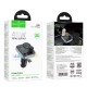 АЗП з FM-модулятором HOCO E86 Alegria 48W dual port PD30W+QC3.0 car BT FM transmitter Black (6942007646956)