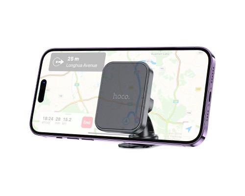 Автотримач для телефона HOCO H33 Cheetah magnetic car holder(center console) Black (6942007614474)