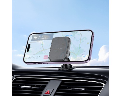 Автотримач для телефона HOCO H33 Cheetah magnetic car holder(center console) Black (6942007614474)