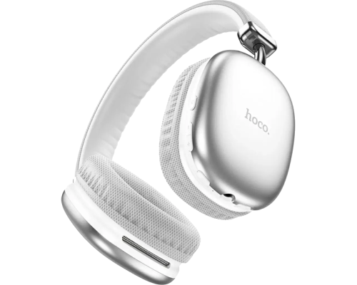 Бездротові накладні навушники HOCO W35 wireless headphones Silver (6931474766250)