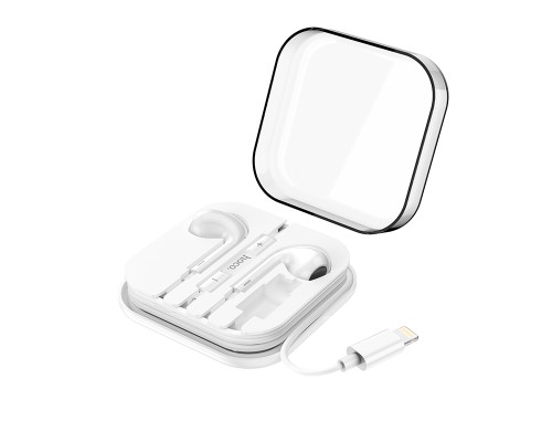 Навушники дротові HOCO M1 Max (Lightning) White (6931474754684)