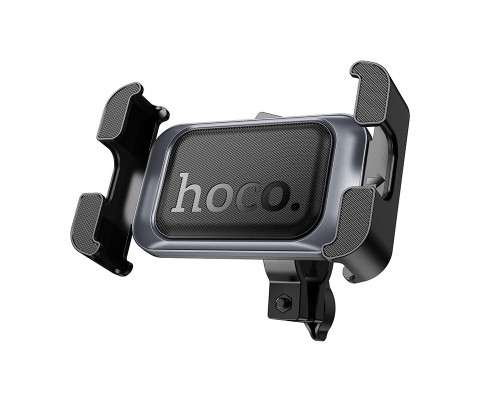 Вело/Мото тримач для телефона HOCO H82 Vista bicycle Motorcycle Universal holder Black Metal Gray (6942007647922)