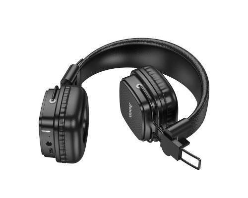 Бездротові накладні навушники HOCO W56 Earl BT headphones Black (6942007633321)