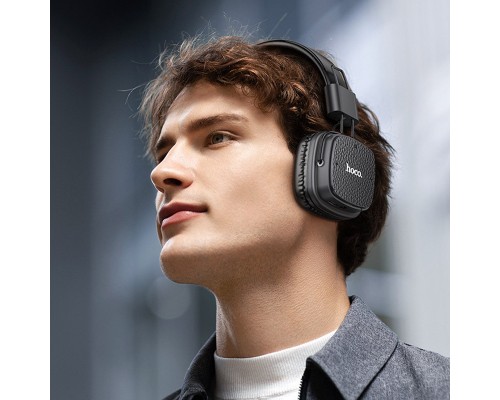 Бездротові накладні навушники HOCO W56 Earl BT headphones Black (6942007633321)