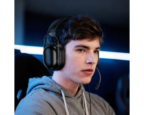 Навушники ігрові HOCO W113 Dynamic USB7.1 channel gaming headphones Black (6942007664127)