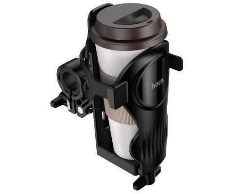 Велотримач для телефона HOCO H94 Feliz cycling water cup holder Black (6942007666817)