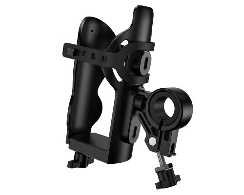Велотримач для телефона HOCO H94 Feliz cycling water cup holder Black (6942007666817)