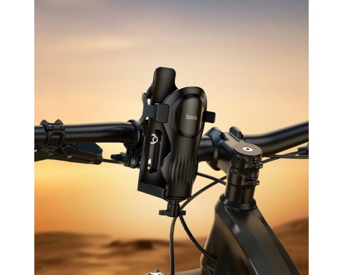 Велотримач для телефона HOCO H94 Feliz cycling water cup holder Black (6942007666817)