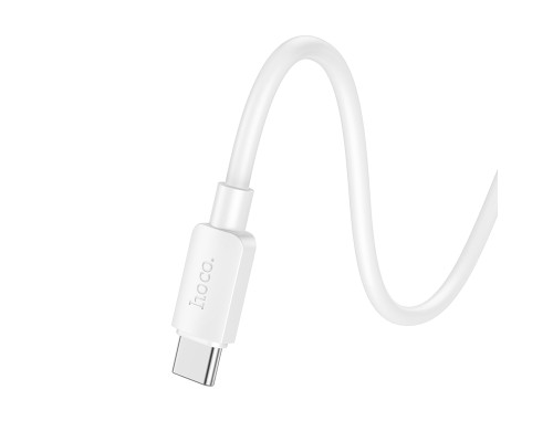 Кабель HOCO X96 Hyper 27W charging data cable Type-C White (6931474799098)