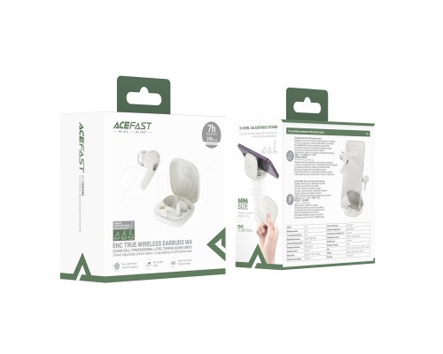 Бездротові навушники TWS ACEFAST W4, IPX4, Khaki (6974316285021)