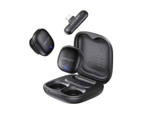 Бездротова мікрофонна система ACEFAST R1 dual-mic (Type-C) Black (6974316284895)