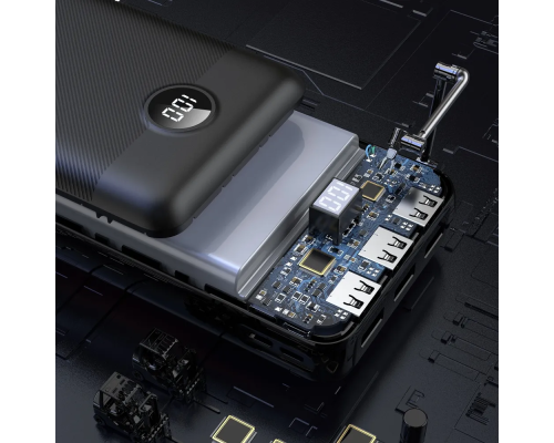 Зовнішній акумулятор VEGER 30000 mAh PD QC3.0 3A 20W L30 (W3008PD) black (VG-W3008PD)