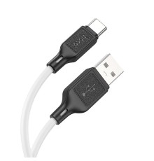 Кабель HOCO X90 Cool silicone charging data cable for Type-C White (6931474788450)