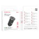 Автомобільний зарядний пристрій BOROFONE BZ22 Scenery dual port PD30W+QC3.0 car charger Black (6941991105180)