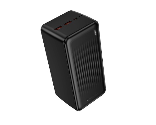 Зовнішній акумулятор BOROFONE BJ80C Clever 22.5W+PD20W fully compatible power bank(50000mAh) Black (6941991121654)