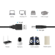 Кабель живлення для роутера USB-DC 5v-12v (1m) (USBDC512)